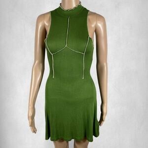 Urban outfitters green bodycon dress